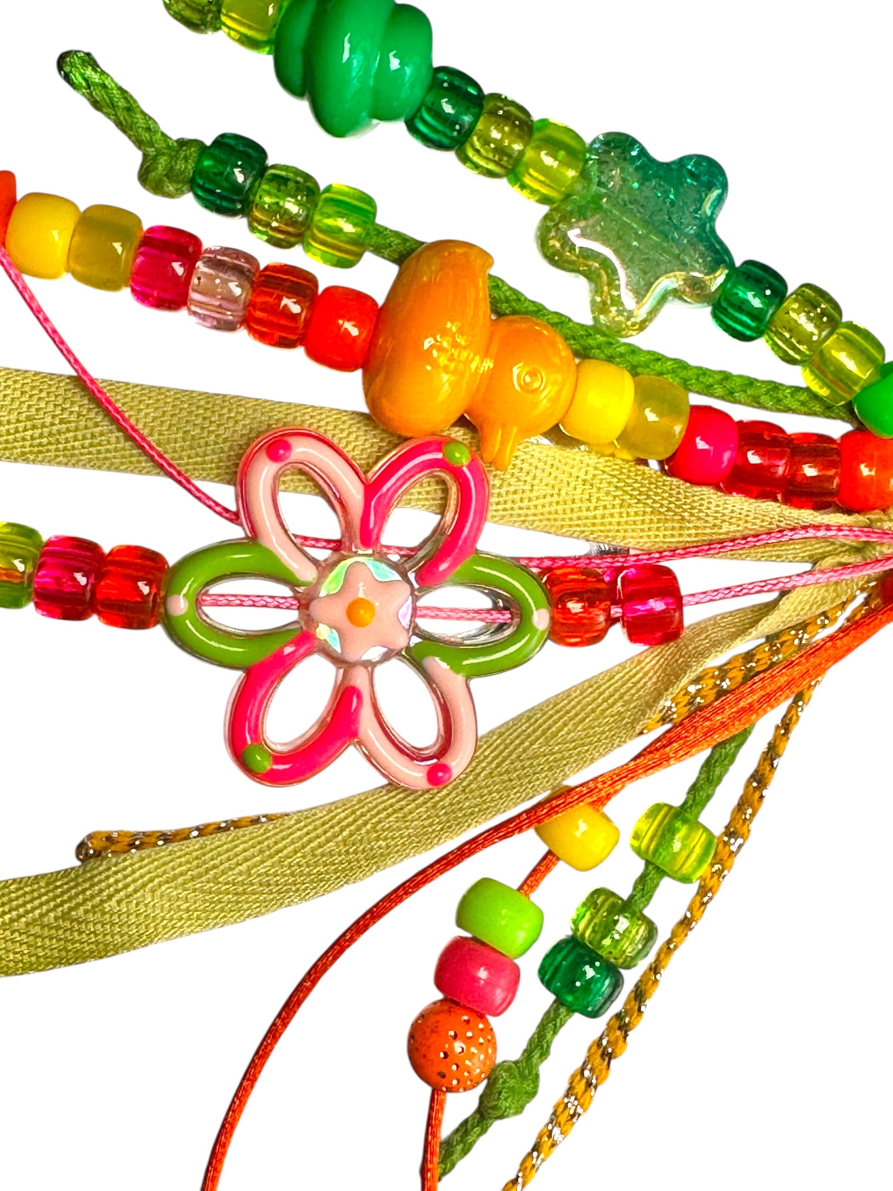 tropic-static chunky keychain