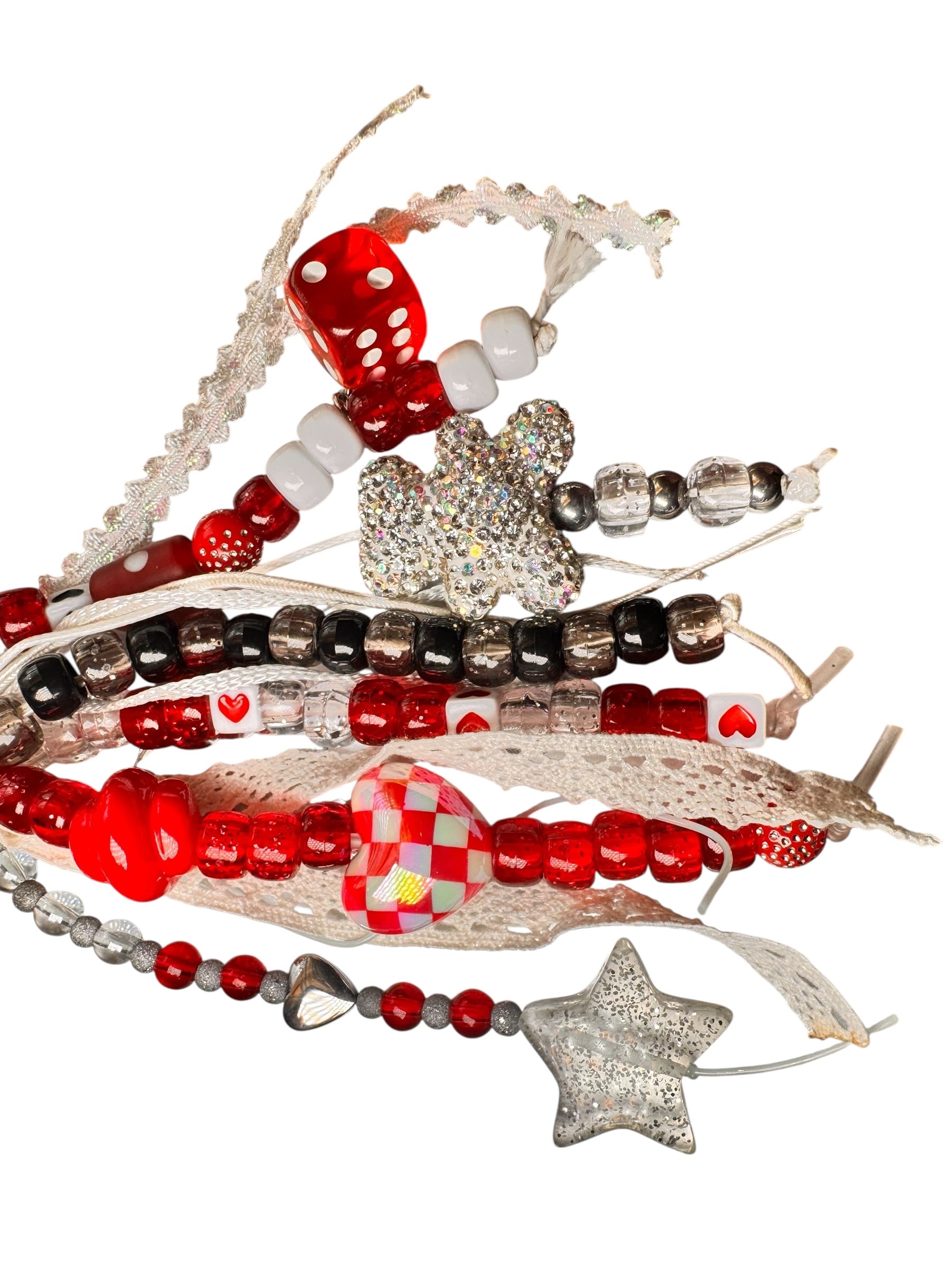 cherry-riot chunky keychain