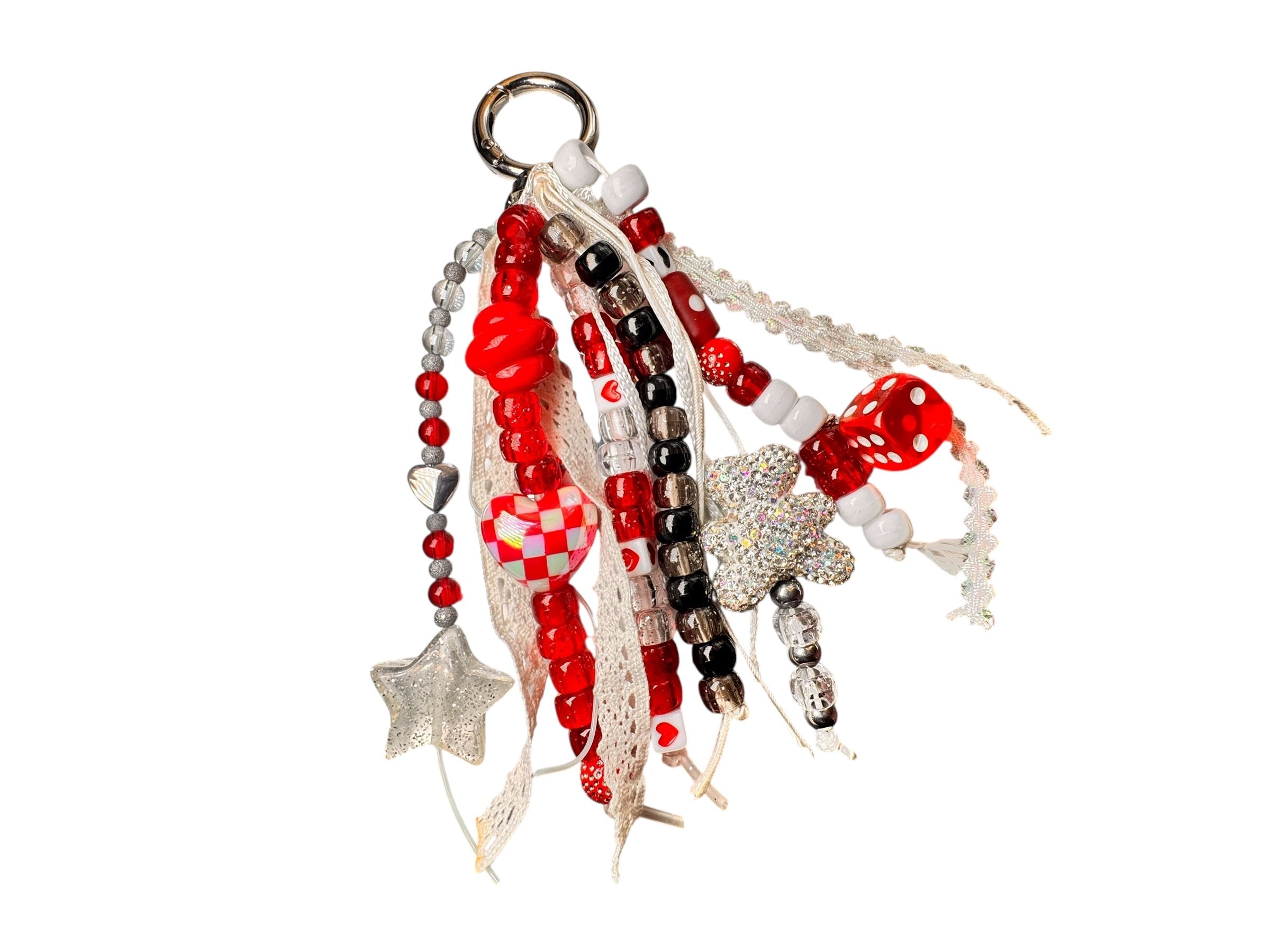 cherry-riot chunky keychain