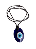 evil-eye earthbound bound leather cord necklace