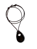 soil earthbound leather cord necklace